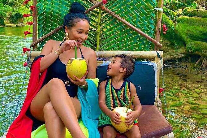 #1 Bamboo Rafting With foot Massage - Coconut, music, food, and optional extras