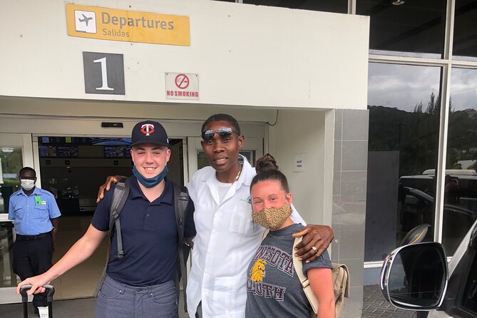 Airport MBJ Round Trip Transfer to Ocho Rios Airbnb Home, Resorts - Meeting Leon and the backup-driver plan