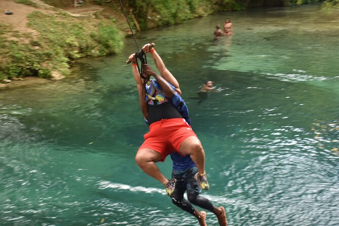 ATV/ Dune Buggy and Blue Hole Adventure Tour in Ocho Rios - Moving from river water to ATV trails