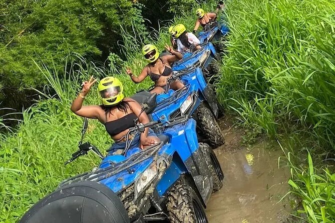 ATV Riding in Rainforest & Ricks Cafe from Montego Bay - ATV riding through the rainforest safari