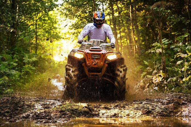 ATV,Zipline, Horseback Ride, Catamaran, Bamboo Rafting In Jamaica - Jamwest Beach Park: ATV trails and zipline views