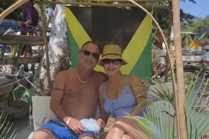 Bamboo Rafting and HorseBack Riding Excursion in OchoRios Jamaica - Riding from the trail into the sea at St. Ann’s Bay