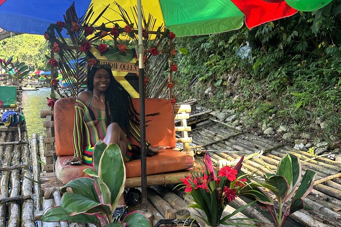 Bamboo Rafting and Limestone Foot Massage from Montego Bay - Listening to local stories along the river