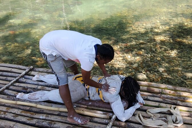 Bamboo Rafting and Limestone Massage in Montego Bay - Private transport and the real time commitment