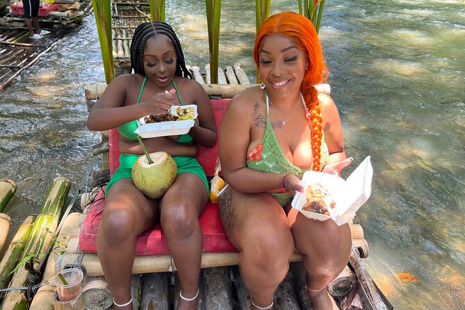Bamboo Rafting, Catamaran Party Boat & Snorkeling In Montego Bay - Open Bar, Finger Food, and the Margaritaville Finish