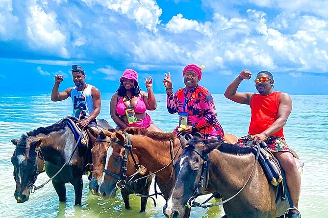 Bamboo Rafting, Dunns River , Zipline And Horseback Ride Combo - Dunn’s River Falls, a 600-foot climb and zipline course