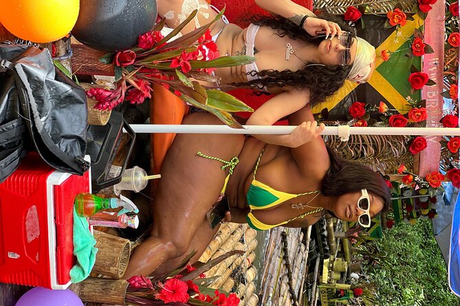 Bamboo Rafting & Horseback -dunns river Transportation Included - The Caribbean Sea horse swim