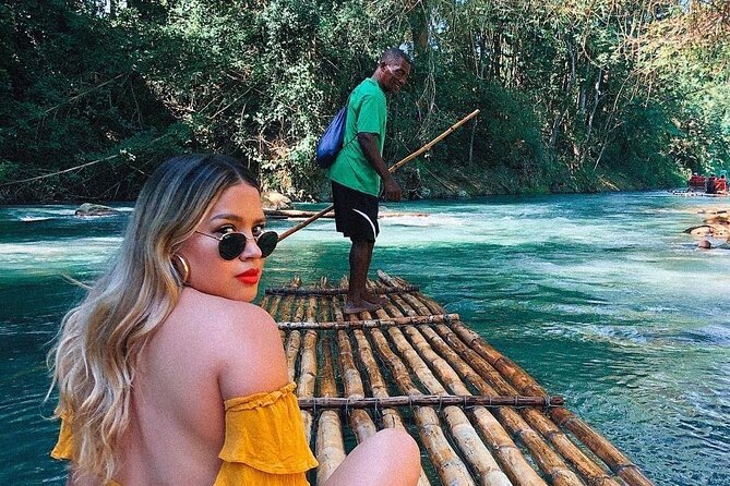 Bamboo Rafting Limestone Foot Massage/Negril 7 Miles Beach/Ricks Cafe Combo - Lethe’s calm river and the bamboo raft