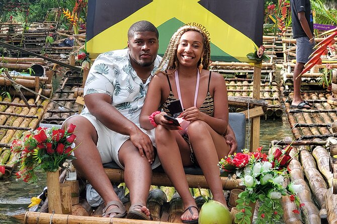 bamboo rafting with limestone foot massage - A quiet Jamaican outing on the Great River Lethe