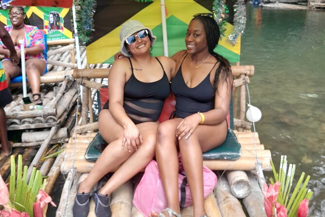 Bamboo rafting with Limestone Foot Massage free rum taste - The Limestone Foot Massage After Rafting