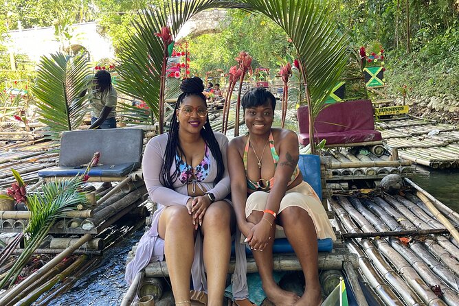 Bamboo Rafting with Limestone Foot massage then Margaritaville. - Arriving at the Great River