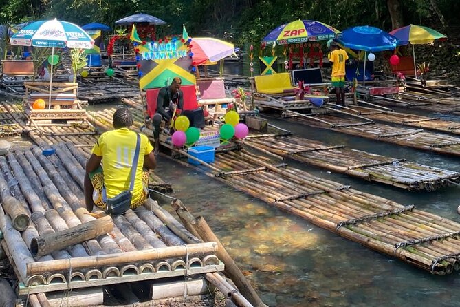 Bamboo Rafting with Limestone Massage and Private Pick up - From Lucea to the Lethe River