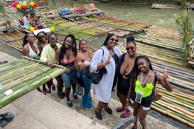 Bamboo Rafting with Limestone Massage from Montego Bay - Arriving at the Great River raft launch