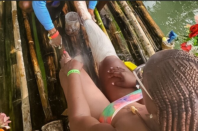 Bamboo River Rafting Limestone Foot Massage & Bottle of Rum Punch - What the private format is worth