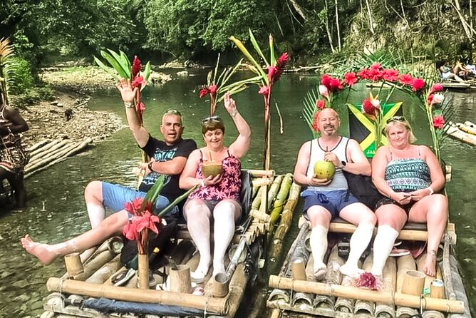 Bamboo River Rafting Limestone Foot Massage & Bottle of Rum Punch - The Great River at an easy pace
