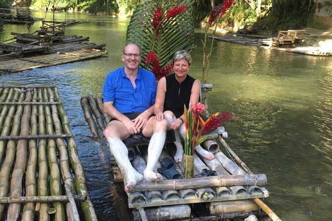 Bamboo River Rafting Limestone Foot Massage in Montego Bay Ja. - Arriving at the Lethe River