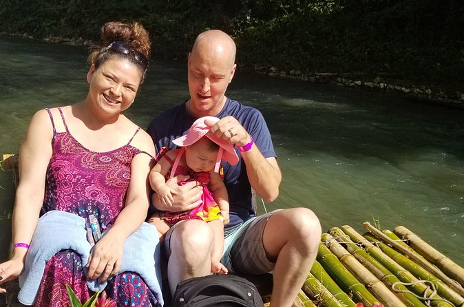 Bamboo River rafting with Limestone massage - Coconuts, Red Stripe, and possible food stops