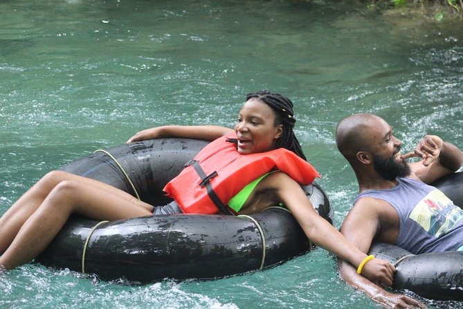 Blue Hole Adventurous and Relaxing River Tubing water Activities in Ocho Rios - Swimming, Jumps, and the Tarzan Rope Swing