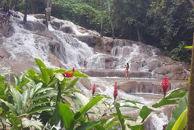 Blue Hole and Dunn's River Adventurous and hiking waterfalls from Ocho Rios - Dunn’s River Falls: Jamaica’s classic waterfall climb