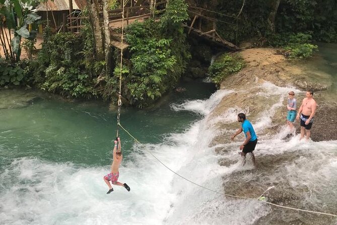 Blue Hole and Dunn's River Adventurous and hiking waterfalls from Ocho Rios - The fitness question: how hard is it?
