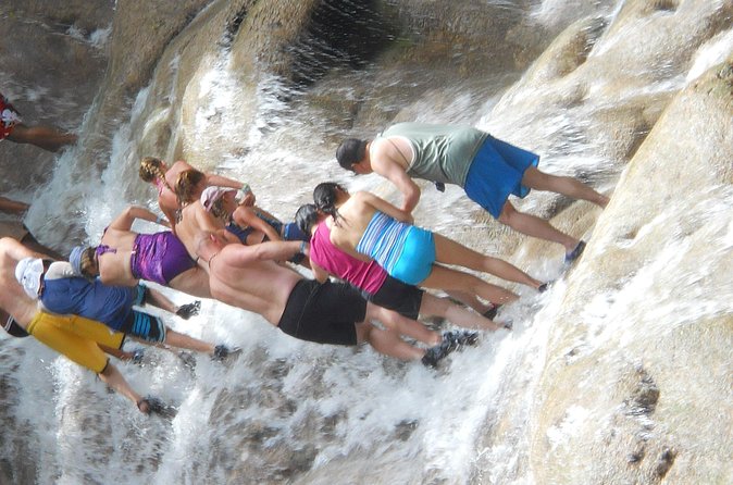 Blue Hole and Dunn's River Falls from Montego Bay - Scotchies and a proper Jamaican lunch stop