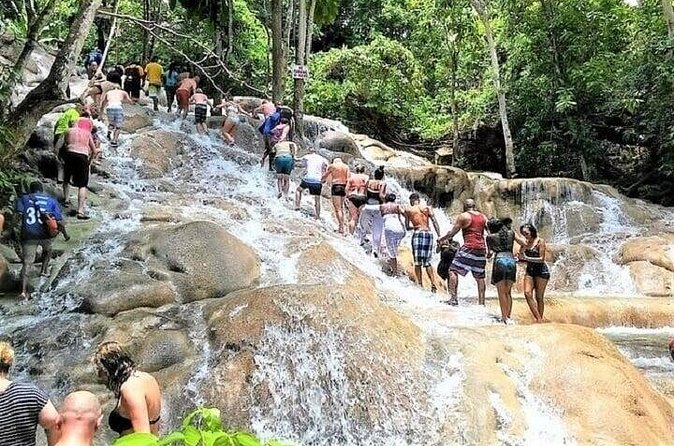 Blue Hole and Dunn's River Falls from Ocho Rios - What the guide and group size mean