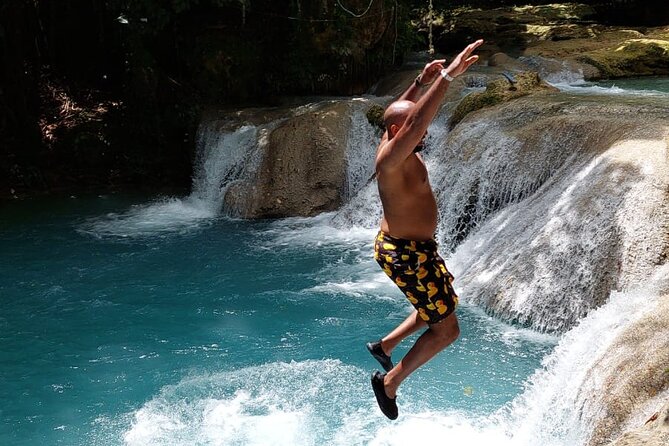 Blue Hole and Dunns River Falls the Number One Rated Excursions - Blue Hole: Water, Rocks, and a Hands-On Adventure
