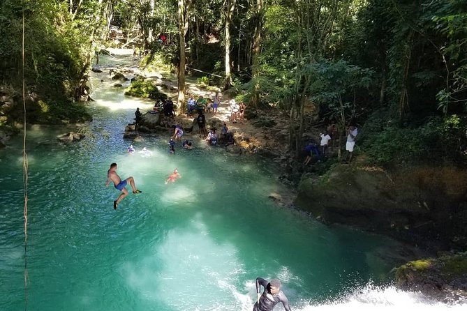 Blue Hole And Konoko Falls Combo Tour From Ocho Rios & Runaway Bay! - Starting at Blue Hole, where the day gets wet