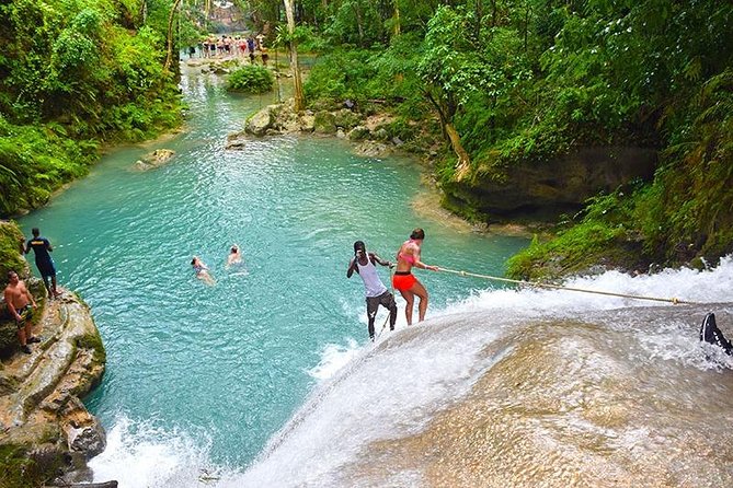 Blue Hole and Secret Falls plus Dunn's River Falls Combo Tour - Two Jamaican waterfall experiences, one private day