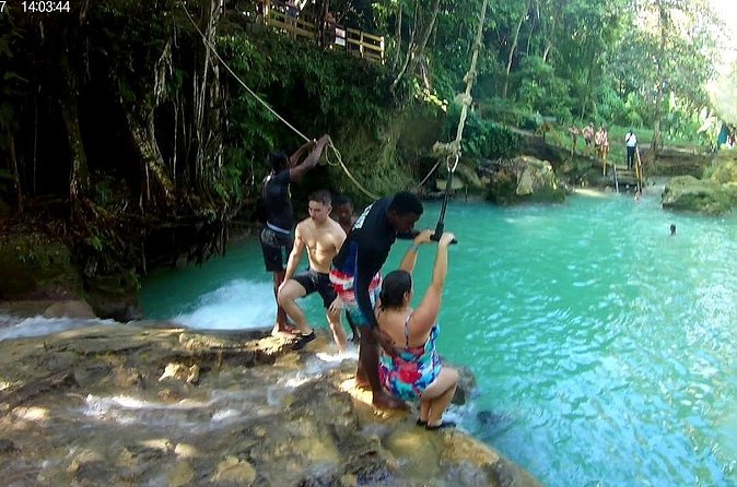 Blue Hole and Secret Falls plus Dunn's River Falls Combo Tour - Blue Hole and Secret Falls: the day gets more active