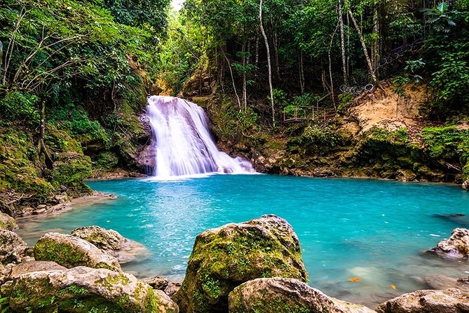 Blue Hole and Secret Falls plus Luminous Lagoon Tour - From mountain water to glowing lagoon