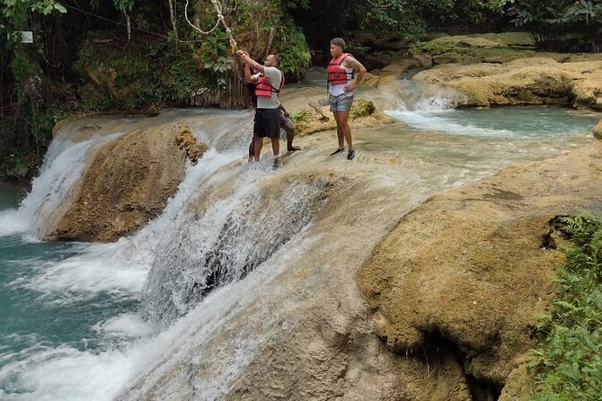 Blue Hole and Shopping in Ocho Rios Jamaica - A private tour changes the pace