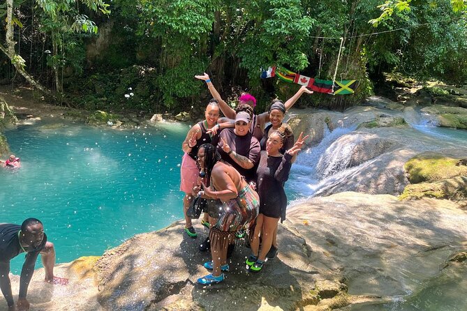 Blue Hole and Sightseeing Tour from Ocho Rios, Jamaica - The Tarzan rope swing gives the stop its playful side