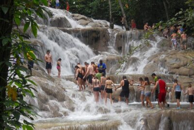 Blue Hole, Dunn’s River Falls + Lunch & Cocktails at Bamboo Beach