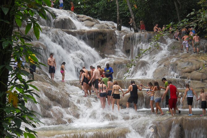 Blue Hole, Dunn's River Falls + Lunch & Cocktails at Bamboo Beach - Dunn’s River Falls: the active centerpiece