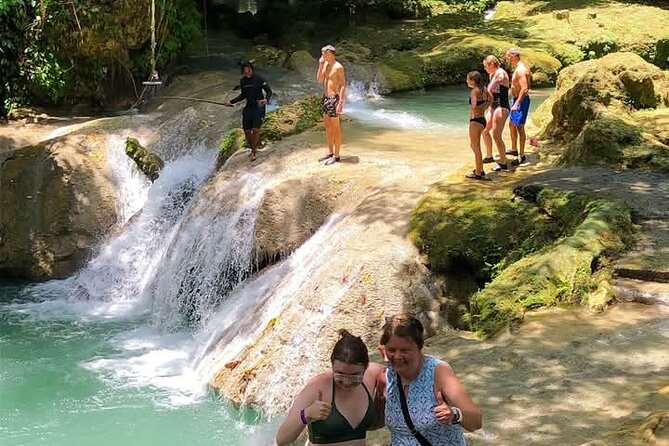 Blue Hole Falls & Ocho Rios from Montego Bay & Falmouth Jamaica - Scotchies supplies the Jamaican comfort food
