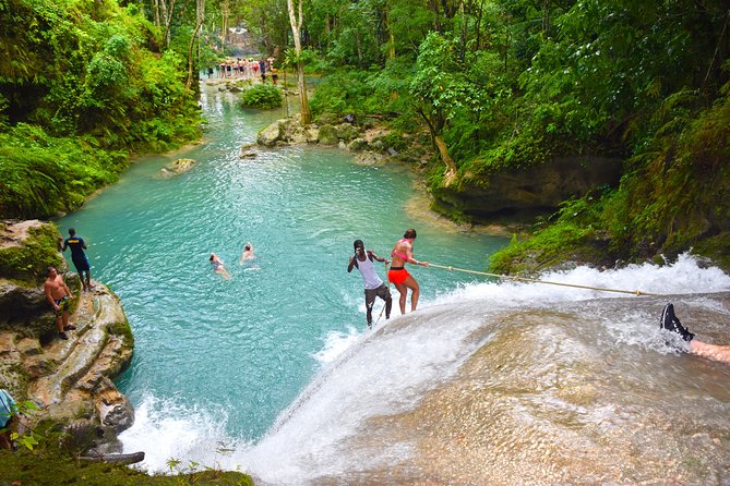 Blue Hole Falls & White River Tubing from Falmouth Jamaica - Blue Hole and White River tubing from Falmouth