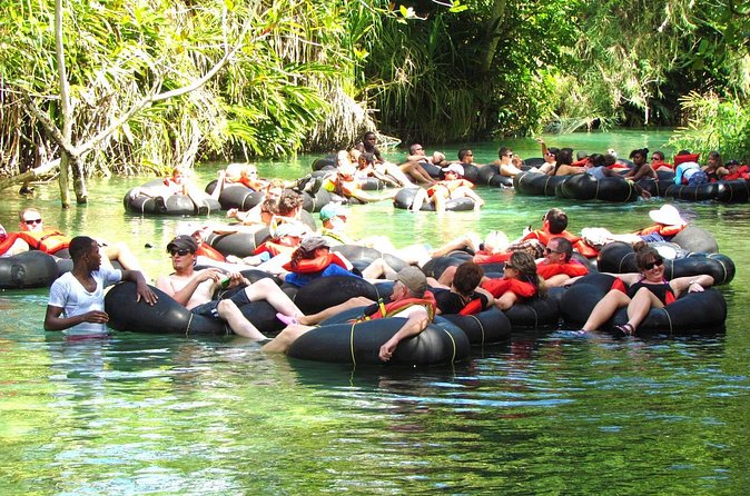 Blue Hole Falls & White River Tubing from Falmouth Jamaica - Blue Hole Secret Falls and its cool water
