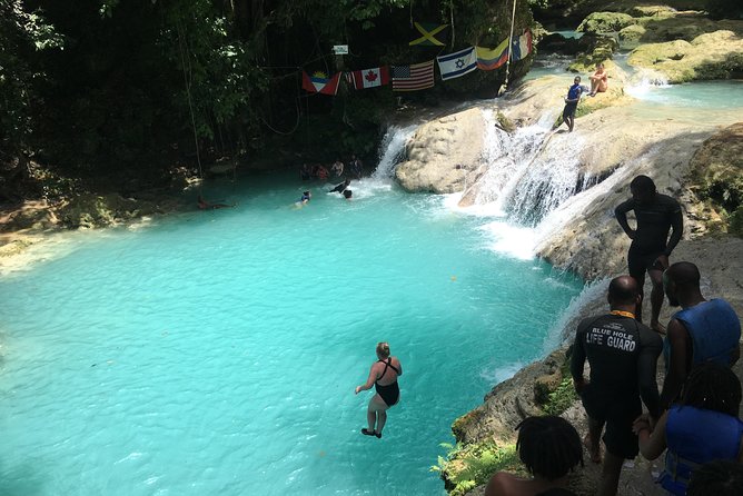 Blue Hole Jamaica Transportation Only - Mini caves, hiking, and falls