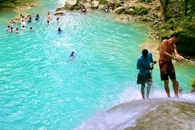 Blue Hole & Konoko Falls Park Combo Tour from Montego Bay - The guide can make or break the day