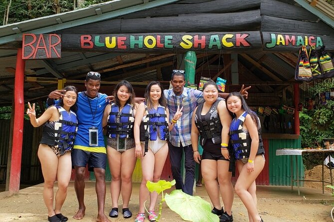 Blue Hole & Konoko Falls Park Combo Tour from Montego Bay - Blue Hole: cool water and active fun