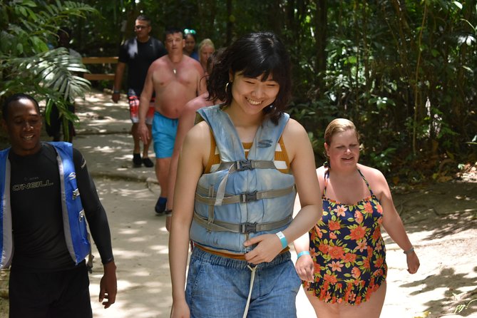 Blue Hole plus Secret Falls and Dunns River Falls Combo from Falmouth Hotels - Columbus Park adds a short historical pause