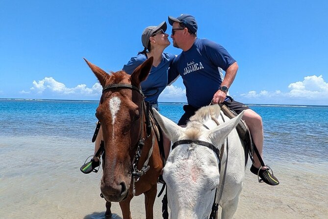 Blue Hole, River Tubing, and Horse Ride with Swim Ocho Rios - Horseback riding along the coast and into the ocean