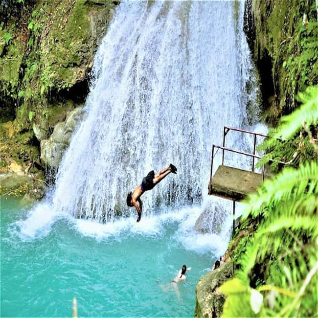 Blue Hole, Secret Falls, and Dunn's River Falls Combo Day-Tr - Starting from Montego Bay and riding toward Ocho Rios