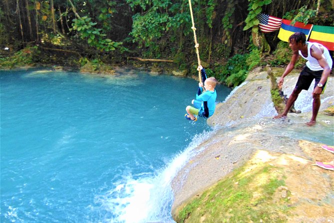 Blue Hole, Secret Falls, and Dunn's River Falls Combo Day-Trip - Dunn’s River Falls: Jamaica’s classic water climb