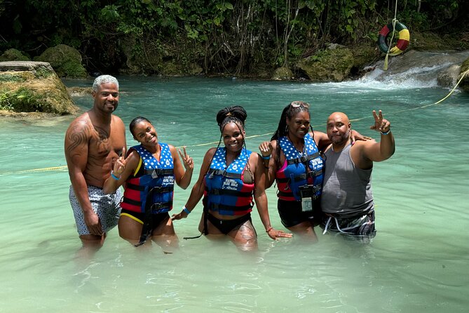 Blue Hole Secret Falls and River Tubing Private Tour - White River tubing: a cool-down with rapids