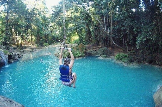 Blue Hole Secret Falls and River Tubing Tour - Floating through Jamaica on the White River