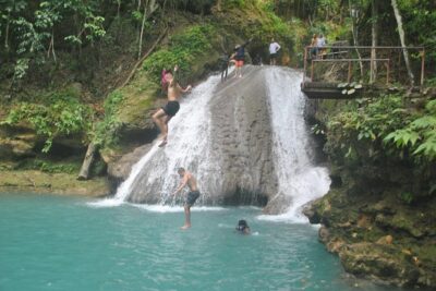 Blue Hole & Secret Falls Day Trip plus Shopping from Runaway Bay