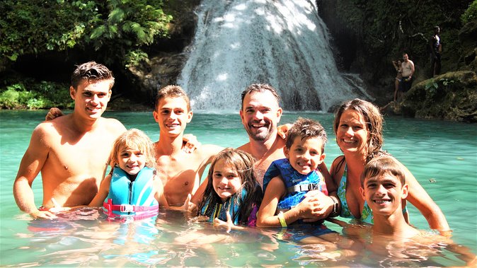 Blue Hole & Secret Falls Day-Trip with Shopping from Grand Palladium - The Montego Bay pickup and east-coast road