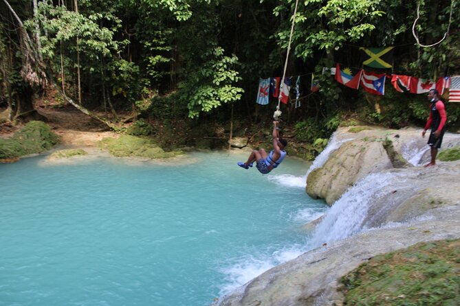 Blue Hole / Secret Falls Private Tour including Entry Fee - Private Transport From Trelawny to the River